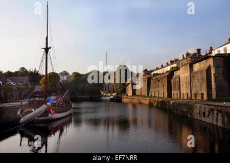 September 2014 The harbour at Charlestown, Cornwall Pic Mike Walker, Mike Walker Pictures Stock Photo