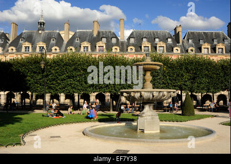 Paris, Place des Vosges Stock Photo