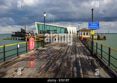 Southend-on-Sea pier. Stock Photo