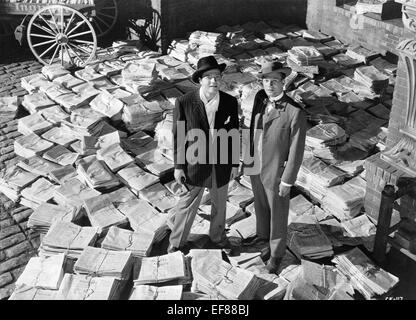 ORSON WELLES, JOSEPH COTTEN, CITIZEN KANE, 1941 Stock Photo