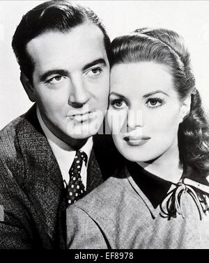 JOHN PAYNE, MAUREEN O'HARA, MIRACLE ON 34TH STREET, 1947 Stock Photo