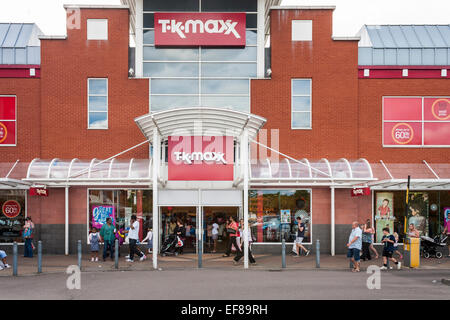 tk maxx discount chain store in westwood cross shopping centre east