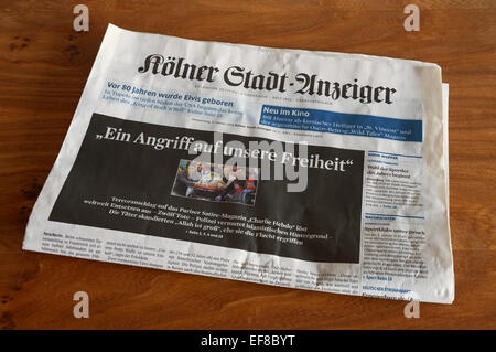Kolner Stadt Anzeiger German newspaper Stock Photo