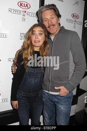 Hollywood, California, USA. 22nd Jan, 2015. I15735CHW.Celebrities Visit The Kia Supper Suite by STK at The 2015 Sundance Film Festival, Park City, UT.01/27/2015.HALEY LU RICHARDSON AND GARY COLE.©Clinton H. Wallace/Photomundo/ Photos © Clinton Wallace/Globe Photos/ZUMA Wire/Alamy Live News Stock Photo