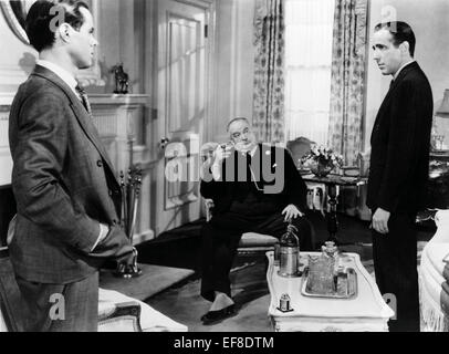 ELISHA COOK JR., SYDNEY GREENSTREET, HUMPHREY BOGART, THE MALTESE FALCON, 1941 Stock Photo