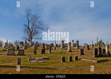 Congressional cemetery - Washington, DC USA Stock Photo