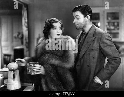 NANCY CARROLL, GEORGE MURPHY, AFTER THE DANCE, 1935 Stock Photo