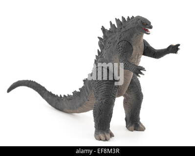 Japanese Godzilla Toy, iconic movie & manga character in Japan Stock Photo