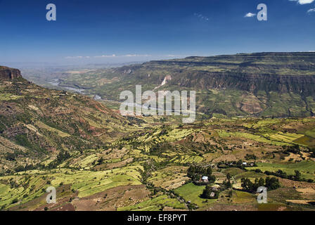 Rift Valley in Ethiopia close to Debre Libanos Stock Photo