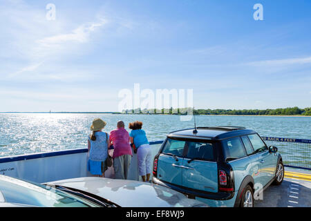 South Ferry between the South Fork and Shelter Island, Suffolk County, Long Island, NY, USA Stock Photo