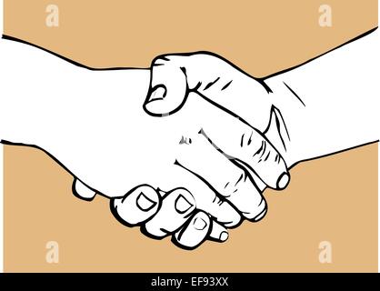 Shaking Hands Stock Vector