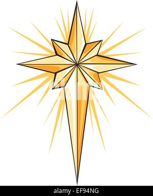 religious christmas star clipart