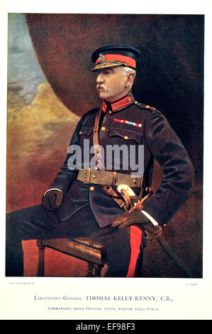 Celebrities of the Army 1900 Lieutenant General  Thomas Kelly Kenny C B Commanding 6th Division South African Field Force Stock Photo