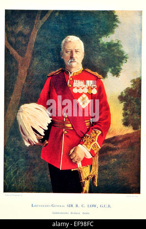 Celebrities of the Army 1900 Lieutenant General  Sir R C Low G C B Commanding Bombay Army Stock Photo
