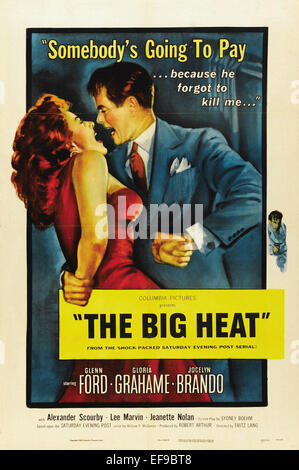 The Big Heat - Movie Poster Stock Photo