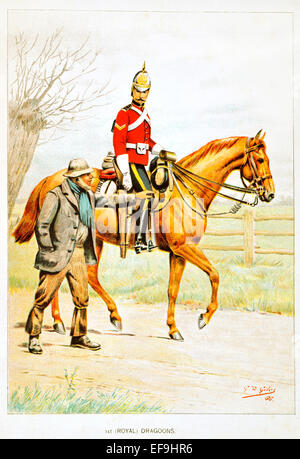 1st Royal Dragoons uniform Stock Photo: 143466104 - Alamy