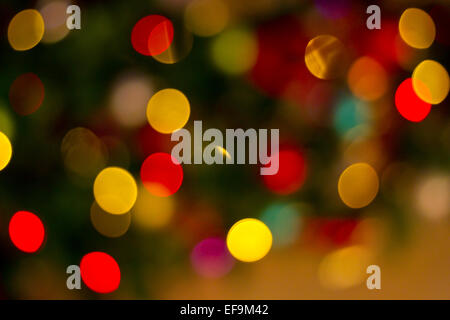 Blurred Christmas background. Defocused image for background usage.  Christmas decorations and gift boxes. Gaussian blur filter applied Stock  Photo - Alamy