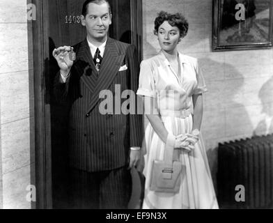 MILTON BERLE, RUTH ROMAN, ALWAYS LEAVE THEM LAUGHING, 1949 Stock Photo