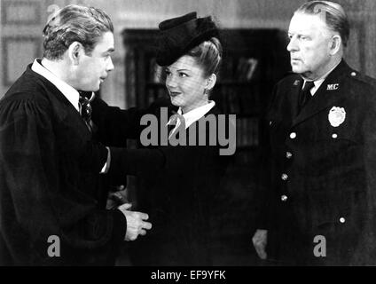 PAUL MUNI, ANNE BAXTER, ANGEL ON MY SHOULDER, 1946 Stock Photo