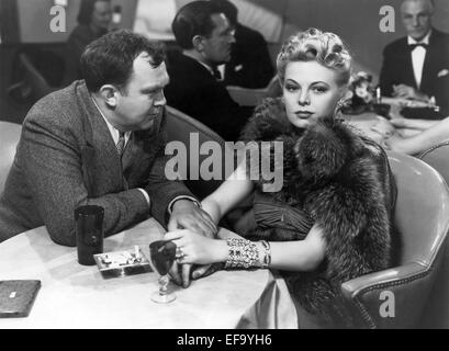 THOMAS MITCHELL, CONSTANCE WORTH, ANGELS OVER BROADWAY, 1940 Stock Photo