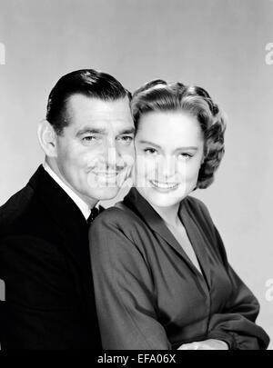 CLARK GABLE, ALEXIS SMITH, ANY NUMBER CAN PLAY, 1949 Stock Photo