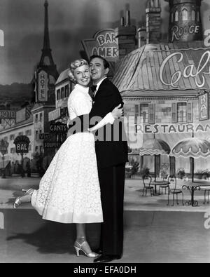 DORIS DAY, RAY BOLGER, APRIL IN PARIS, 1952 Stock Photo