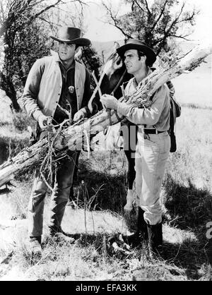 DENNIS WEAVER, JAMES ARNESS, GUNSMOKE, 1955 Stock Photo - Alamy