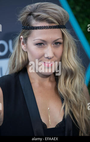 Celebrities attend 2014 Young Hollywood Awards at The Wiltern.  Featuring: Colbie Caillat Where: Los Angeles, California, United States When: 27 Jul 2014 Stock Photo