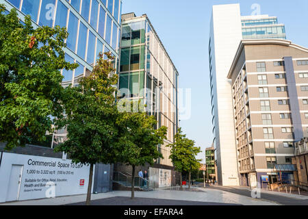 Town centre offices and apartments, Reading, Berkshire, England, GB, UK. Stock Photo