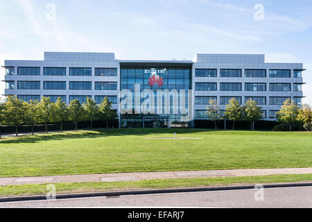 Offices of Chinese mobile phone manufacturer Huawei, Reading, Berkshire, England, GB, UK. Stock Photo