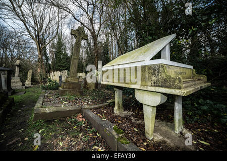 Grave of Harry Thornton in Highgate Cemetery (east), North London, UK ...