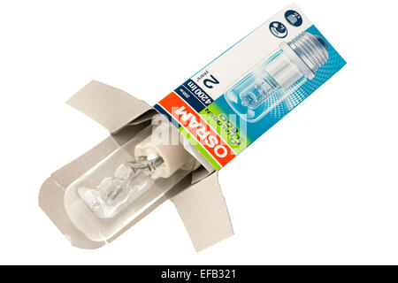 Osram halogen eco 4200ml 205w e27 fitting bulb with 2 years guarantee Stock Photo