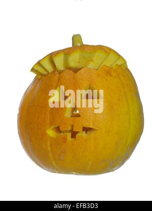 halloween pumpkin isolated on white background Stock Photo