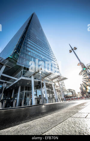 Low angle view of the Shard Stock Photo