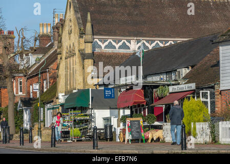 Lindfield High Street. West Sussex. UK Stock Photo