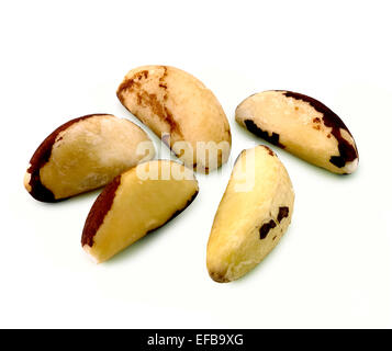 Brazil nuts Stock Photo