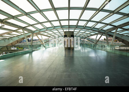 Oriente Train Station, Lisbon, Portugal Stock Photo