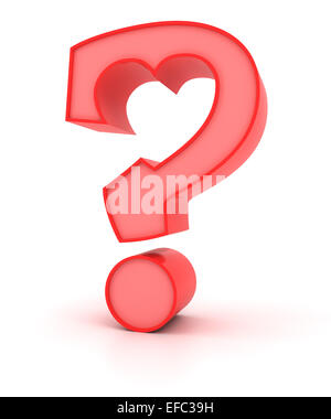 Love questions Stock Photo