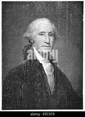 President George Washington Stock Photo