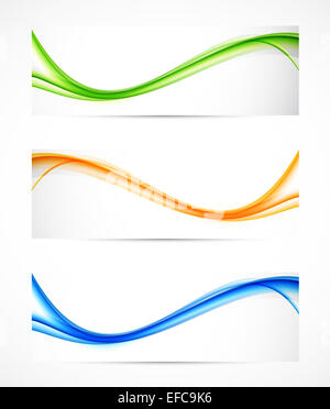 abstract background template banner with wave shape with dark blue and ...
