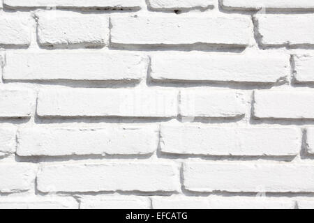 White brickwork, may be used as background Stock Photo