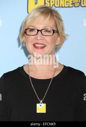 New York, New York, USA. 30th Jan, 2015. Voiceover actress CAROLYN LAWRENCE attends the world premiere of 'The SpongeBob Movie - Sponge Out of Water 3D' held at AMC Lincoln Square. Credit:  Nancy Kaszerman/ZUMAPRESS.com/Alamy Live News Stock Photo