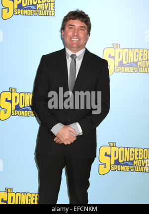 New York, New York, USA. 30th Jan, 2015. Creator of SpongeBob STEPHEN HILLENBURG attends the world premiere of 'The SpongeBob Movie - Sponge Out of Water 3D' held at AMC Lincoln Square. Credit:  Nancy Kaszerman/ZUMAPRESS.com/Alamy Live News Stock Photo