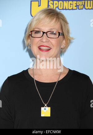 New York, New York, USA. 30th Jan, 2015. Voiceover actress CAROLYN LAWRENCE attends the world premiere of 'The SpongeBob Movie - Sponge Out of Water 3D' held at AMC Lincoln Square. Credit:  Nancy Kaszerman/ZUMAPRESS.com/Alamy Live News Stock Photo