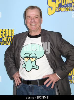 New York, New York, USA. 30th Jan, 2015. Voiceover actor RODGER BUMPASS attends the world premiere of 'The SpongeBob Movie - Sponge Out of Water 3D' held at AMC Lincoln Square. Credit:  Nancy Kaszerman/ZUMAPRESS.com/Alamy Live News Stock Photo