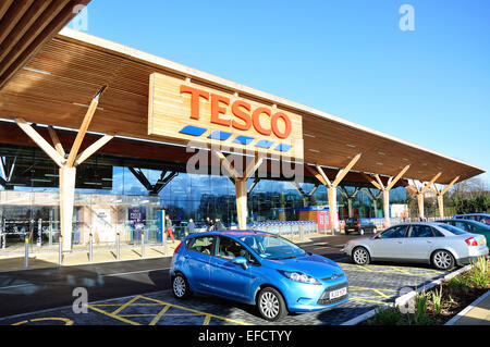 Tesco Supermarket Taplow, The Bishop Centre, Taplow, Buckinghamshire, England, United Kingdom Stock Photo