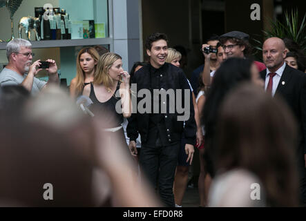 Special screening of 'Behaving Badly' held at ArcLight Cinemas - Arrivals  Featuring: Nat Wolff Where: Los Angeles, California, United States When: 29 Jul 2014 Stock Photo