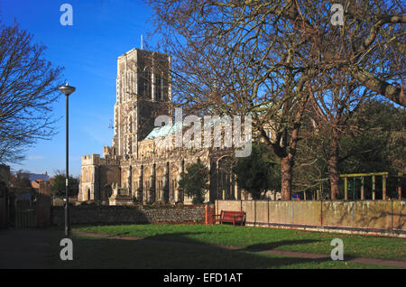 A view of the parish church of St Edmund at Southwold, Suffolk, England, United Kingdom. Stock Photo