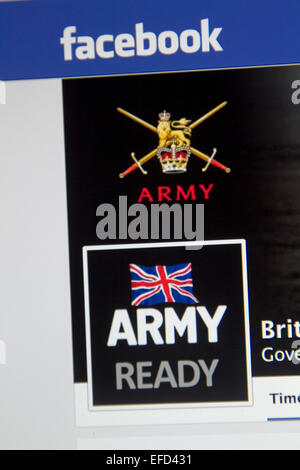 London,UK. 1st February 2015. The British Army is to create a 77th Brigade special unit named twitter troops on twitter and facebook which will be launched in April to combat the growing threats of Islamic extremism. Credit:  amer ghazzal/Alamy Live News Stock Photo