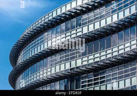 The Alcoa Corporate Center sits on Pittsburgh, PA's North Shore along the banks of the Allegheny River. Stock Photo